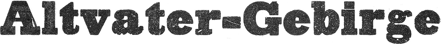 altvater gebirge